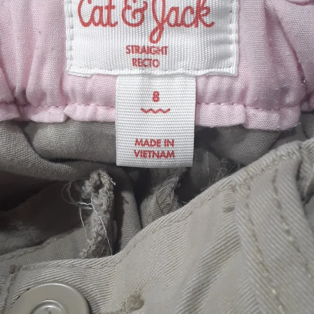 Cat & Jack Girls Khaki Pants - Picture 5 of 6